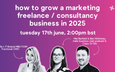 How to grow a marketing freelancer / consultancy business in 2025