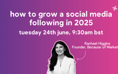 How to grow a social media following
