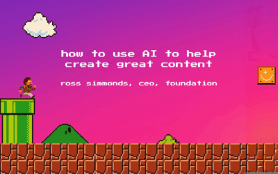 How to use AI to help create great content