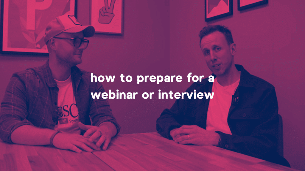 How to prepare for a webinar interview,  The Marketing Meetup guide