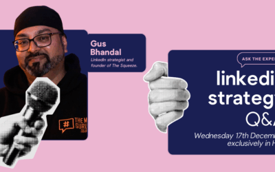 Hive – Ask The Expert: Personal Branding on Linkedin