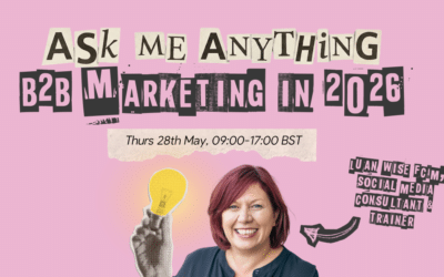 Ask Me Anything – How to nail B2B marketing in 2026