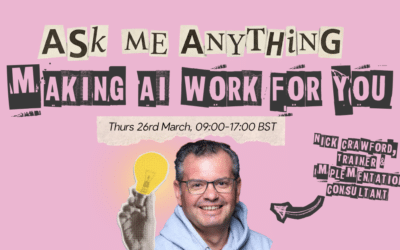 Ask Me Anything – Making AI work for you as a marketer