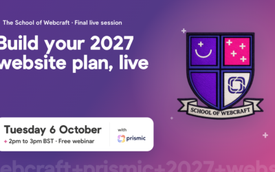 Build Your 2027 Website Plan, Live!